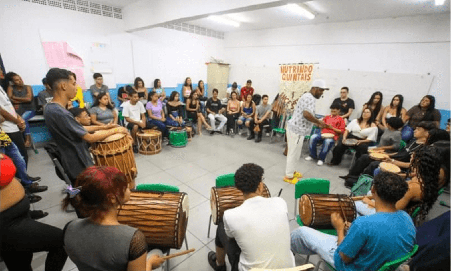 Vivência de Tambores — com Paulo Henrique Sant' Anna do Grupo Identidade Oculta