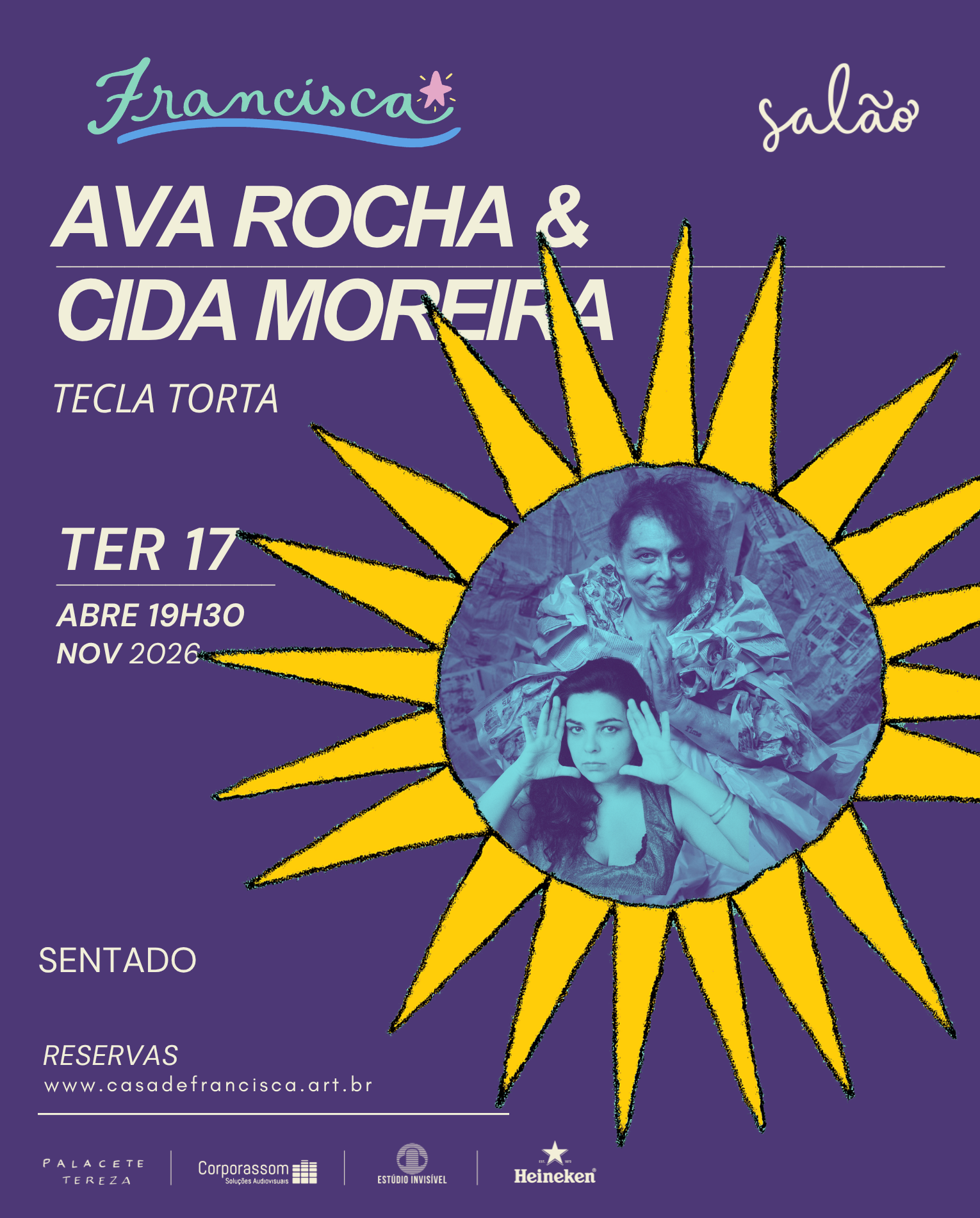 Ava Rocha & Cida Moreira // Tecla Torta