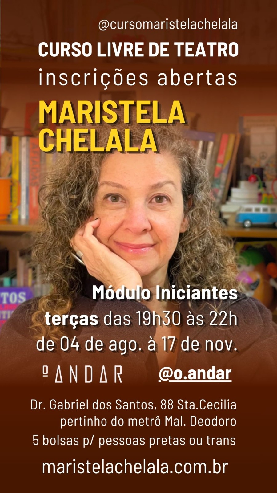 Curso Livre de Teatro com Maristela Chelala